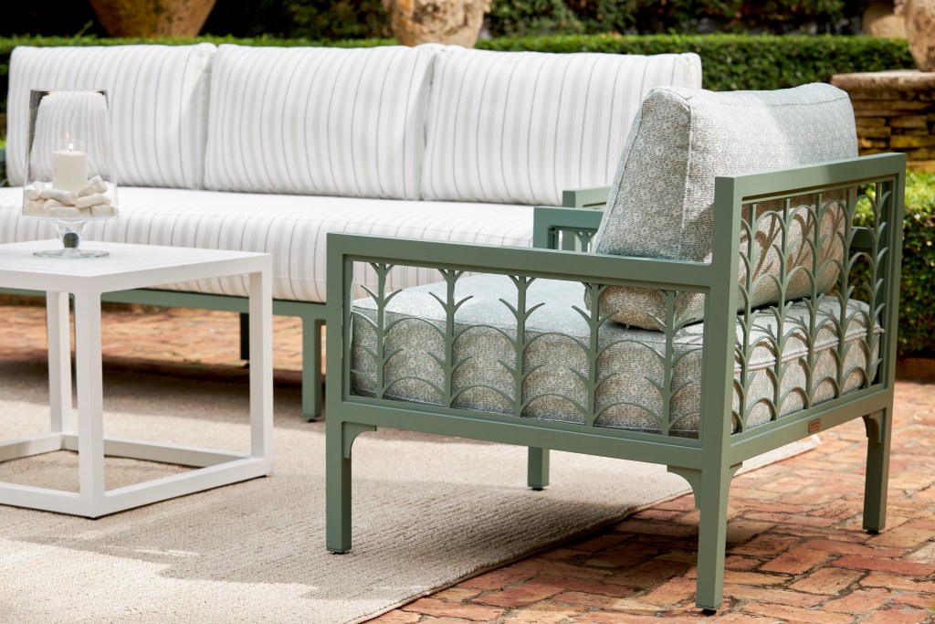 Luxury outdoor furniture design detail